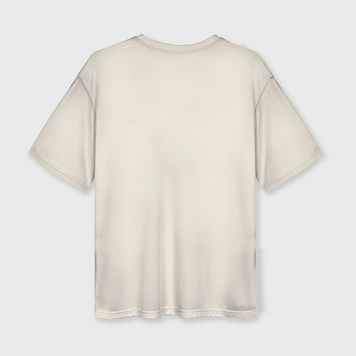 Женская футболка оверсайз Осенний портрет девушка-лиса / 3D-принт – фото 2