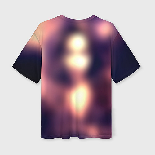 Женская футболка оверсайз Ведьмак 2077 / 3D-принт – фото 2