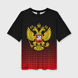 Женская футболка оверсайз Русский мир