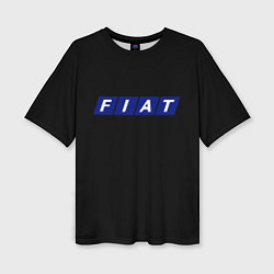 Женская футболка оверсайз Fiat sport auto