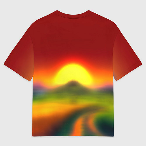 Женская футболка оверсайз Pubg summer war / 3D-принт – фото 2