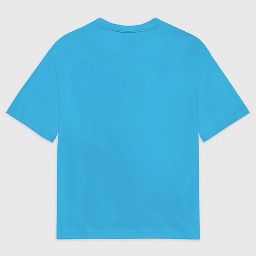 Женская футболка оверсайз Милая лама в красной шляпе и шарфе / 3D-принт – фото 2