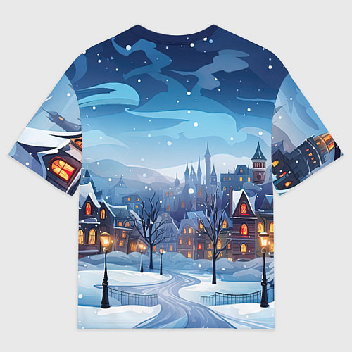 Женская футболка оверсайз Милый дракончик 2024 / 3D-принт – фото 2