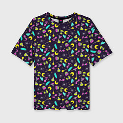 Футболка оверсайз женская Неоновая ведьмочка, цвет: 3D-принт