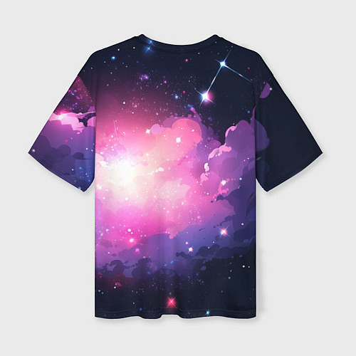 Женская футболка оверсайз Восхождение в тени - Тень / 3D-принт – фото 2