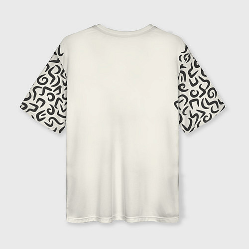 Женская футболка оверсайз Секси - почти шифр / 3D-принт – фото 2