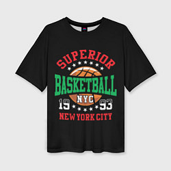 Женская футболка оверсайз Superior basketball