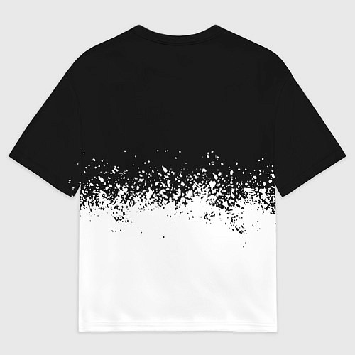 Женская футболка оверсайз Silent Hill Konami белые краски / 3D-принт – фото 2