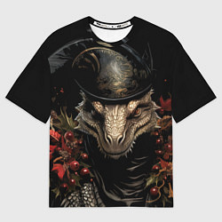 Женская футболка оверсайз Властитель зимнего леса