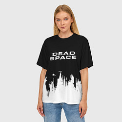 Футболка оверсайз женская Dead Space монстры космоса, цвет: 3D-принт — фото 2