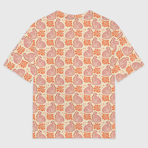 Женская футболка оверсайз Тигрица со змейкой / 3D-принт – фото 2