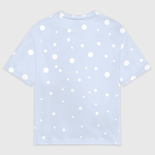 Женская футболка оверсайз Гора капибара с мандаринами / 3D-принт – фото 2