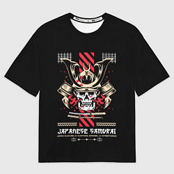 Футболка оверсайз женская Japanese samurai streetwear, цвет: 3D-принт