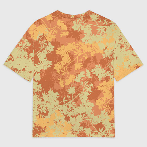 Женская футболка оверсайз Зеленый древесный дракон с листьями / 3D-принт – фото 2