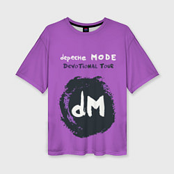 Женская футболка оверсайз Depeche Mode devotional tour