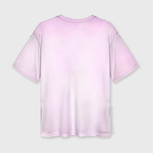 Женская футболка оверсайз Твой гномик любит тебя / 3D-принт – фото 2