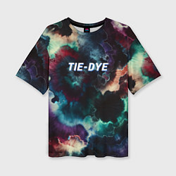 Женская футболка оверсайз Tie - dye