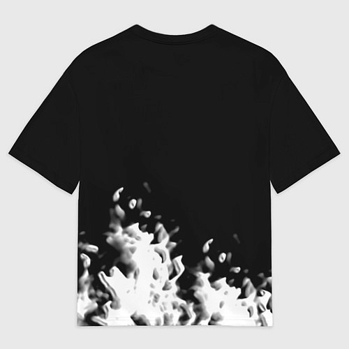 Женская футболка оверсайз Killing floor краски / 3D-принт – фото 2