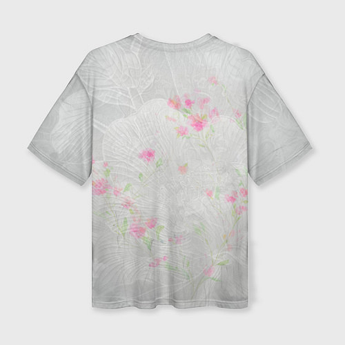 Женская футболка оверсайз Красноглазый лис / 3D-принт – фото 2