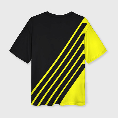 Женская футболка оверсайз Borussia sport line uniform / 3D-принт – фото 2