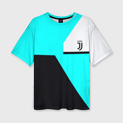 Футболка оверсайз женская Juventus sport geometry fc, цвет: 3D-принт