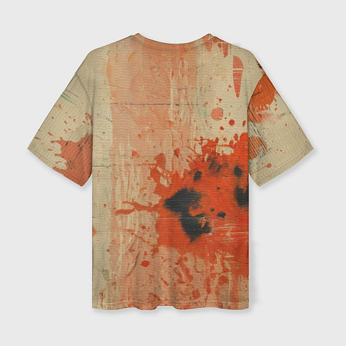 Женская футболка оверсайз Джон Уик с пистолетом / 3D-принт – фото 2