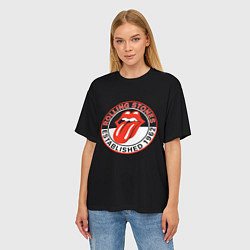 Футболка оверсайз женская Rolling Stones Established 1962 group, цвет: 3D-принт — фото 2