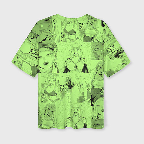 Женская футболка оверсайз Досанко гяру чудо как милы - манга / 3D-принт – фото 2