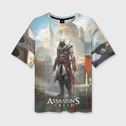 Футболка оверсайз женская Assassins creed game poster, цвет: 3D-принт