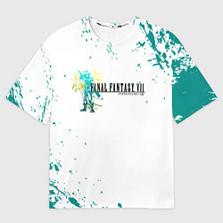 Футболка оверсайз женская Final fantasy неон, цвет: 3D-принт