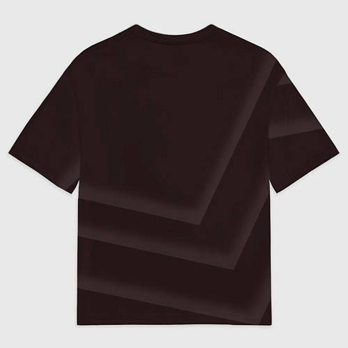 Женская футболка оверсайз Cherry - logo / 3D-принт – фото 2