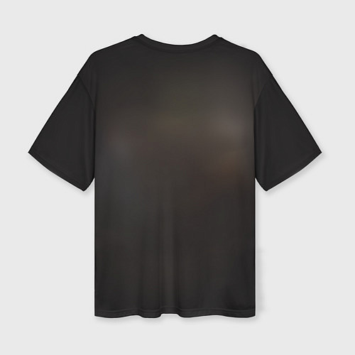 Женская футболка оверсайз Котенок в свитере - нейросеть / 3D-принт – фото 2