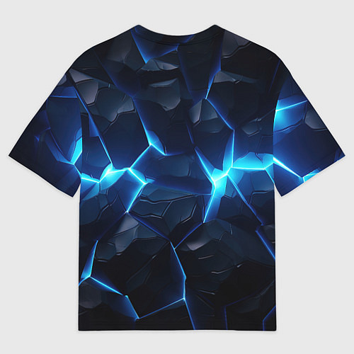 Женская футболка оверсайз Stellar Blade Eve ледяная стена / 3D-принт – фото 2