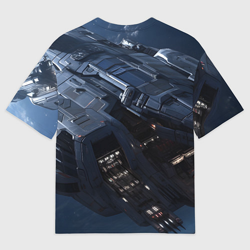 Женская футболка оверсайз Mass Effect ТалиЗора / 3D-принт – фото 2