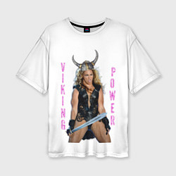 Женская футболка оверсайз Viking Power Beyonce