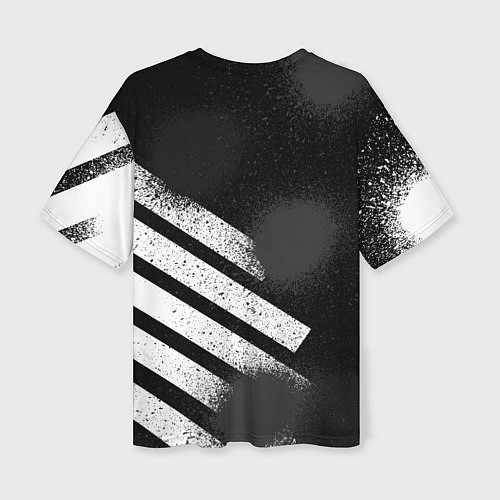 Женская футболка оверсайз Ветролом / 3D-принт – фото 2