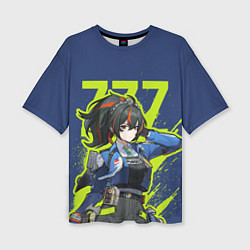 Женская футболка оверсайз Zhu Yuan - Zenless Zone Zero