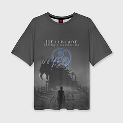 Женская футболка оверсайз Hellblade - Sign