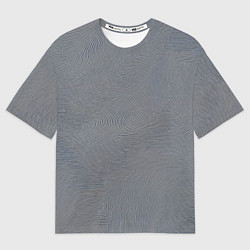 Футболка оверсайз женская Отпечатки, цвет: 3D-принт