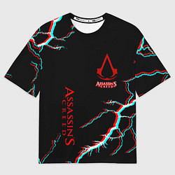 Футболка оверсайз женская Assassins Creed strom, цвет: 3D-принт
