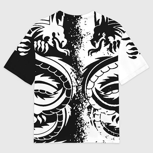 Женская футболка оверсайз Darksouls rpg dragon / 3D-принт – фото 2