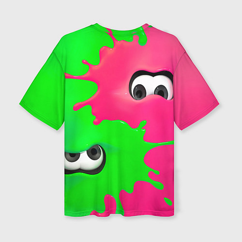 Женская футболка оверсайз Глаза монстров / 3D-принт – фото 2