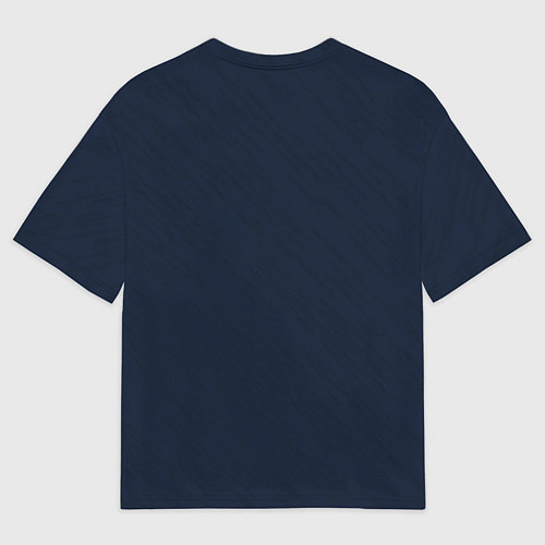 Женская футболка оверсайз Jac motors тёмно-синий / 3D-принт – фото 2