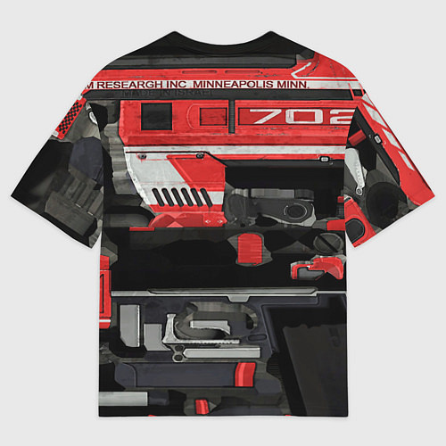 Женская футболка оверсайз СS deagle aggressor / 3D-принт – фото 2