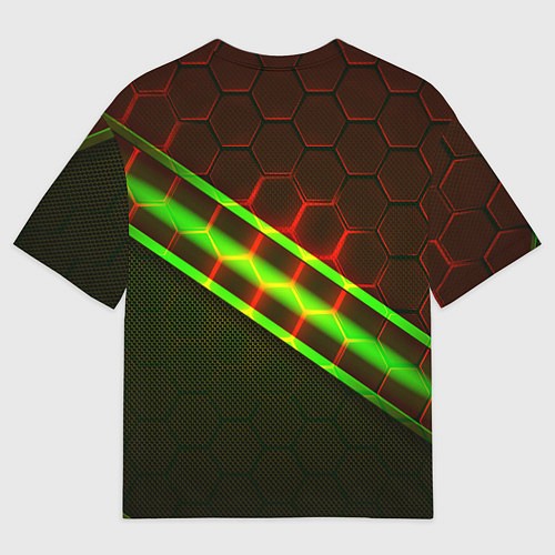 Женская футболка оверсайз Квейк броня палача / 3D-принт – фото 2