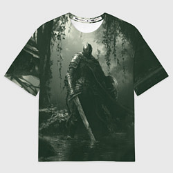 Футболка оверсайз женская Рыцарь из Dark Souls, цвет: 3D-принт