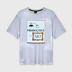 Женская футболка оверсайз Taylor Swift productive