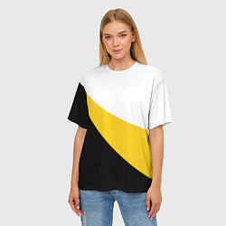 Футболка оверсайз женская Мы русские с нами Бог большой КЦК, цвет: 3D-принт — фото 2