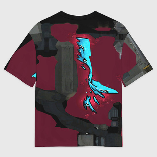 Женская футболка оверсайз Counter strike glock / 3D-принт – фото 2