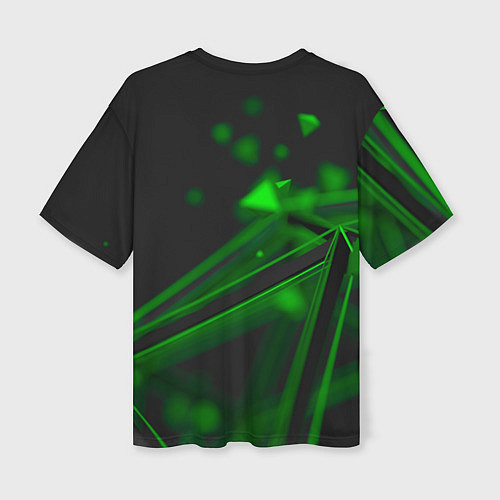 Женская футболка оверсайз Viscous Deadlock / 3D-принт – фото 2